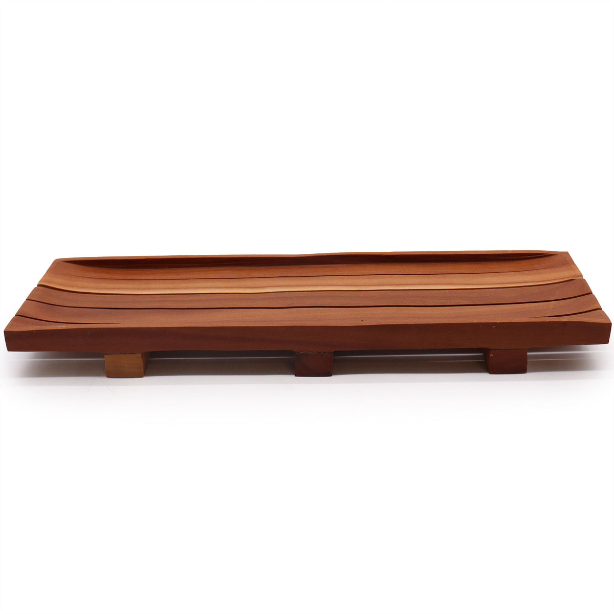 Large Mahogany-Style Soap Loaf Tray – view 3