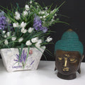 Classic Brass Buddha Head – Large