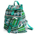 Teal Jacquard Backpack - Nepal Style – view 2