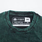 Nomad Sari Stonewashed T-Shirt - Tree of Life - Green - Medium