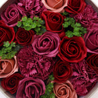 Round Soap Flower Gift Box - Vintage Roses – view 3