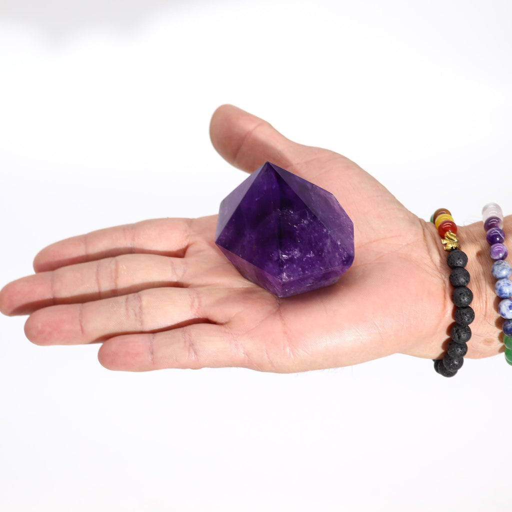 Medium Rich Purple Amethyst Point, 5.5-6.5cm – view 2