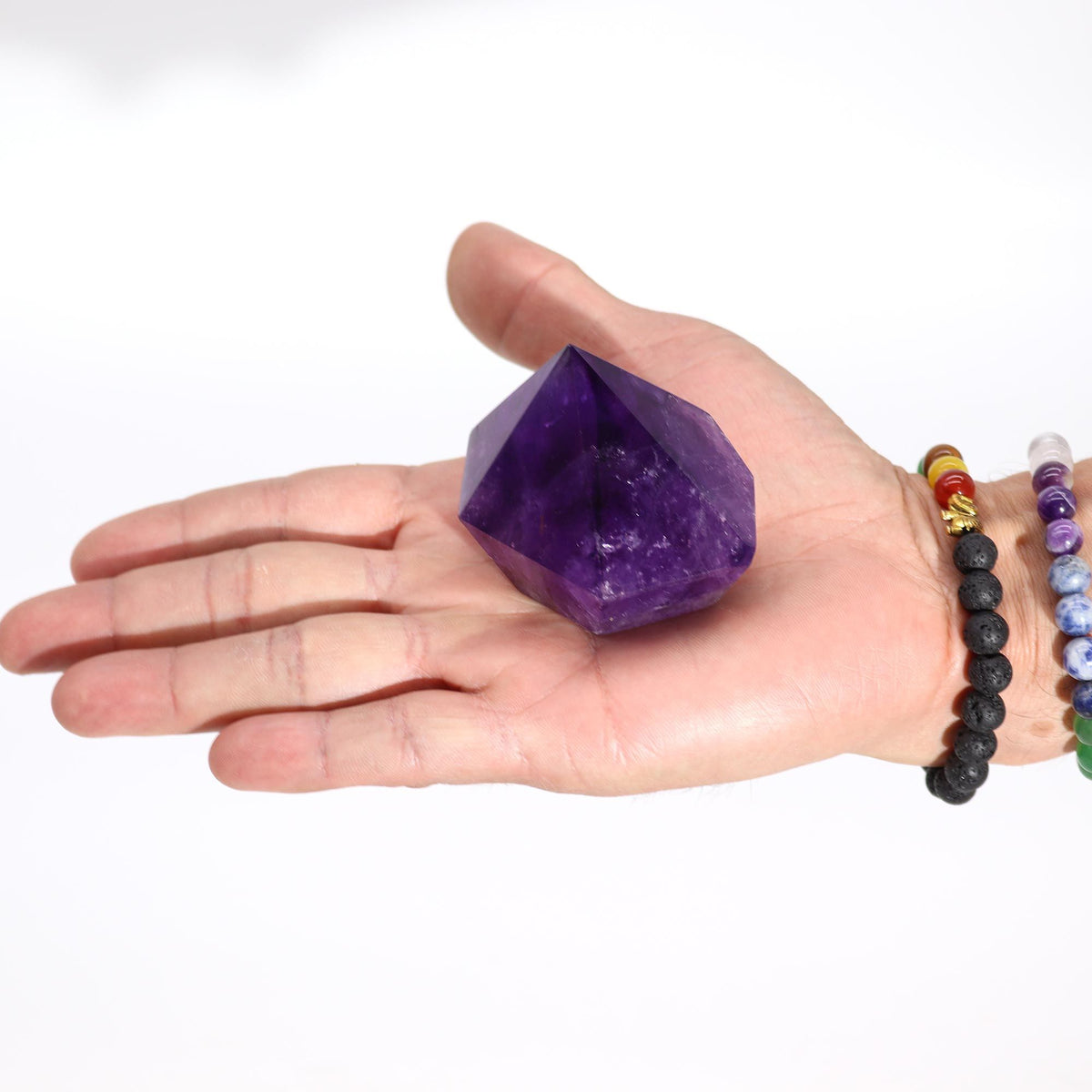 Medium Rich Purple Amethyst Point, 5.5-6.5cm – view 2