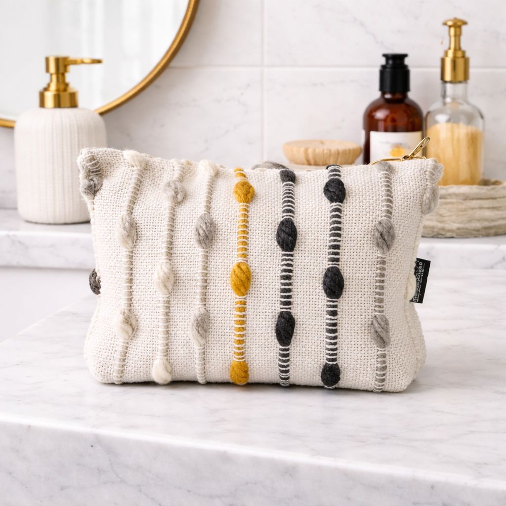 Nomad Sari Jacquard Toiletry Bag - Hippie Knot – view 3