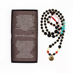 Lava Stone Necklace with Om Pendant 42cm - Spiritual Awakening – view 2