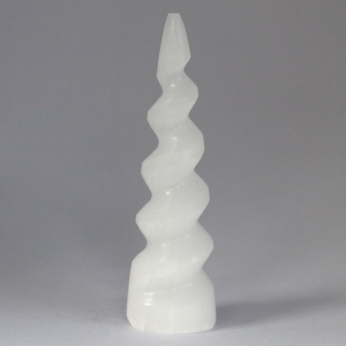 Selenite Spiral Tower - 15 cm – view 3