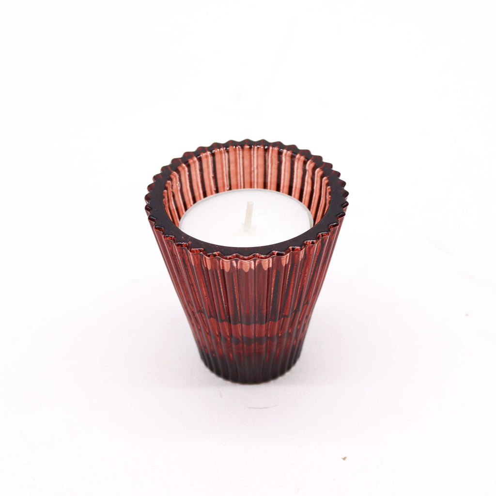 Set of 2 Flip Tealight Holders - Vampire Red