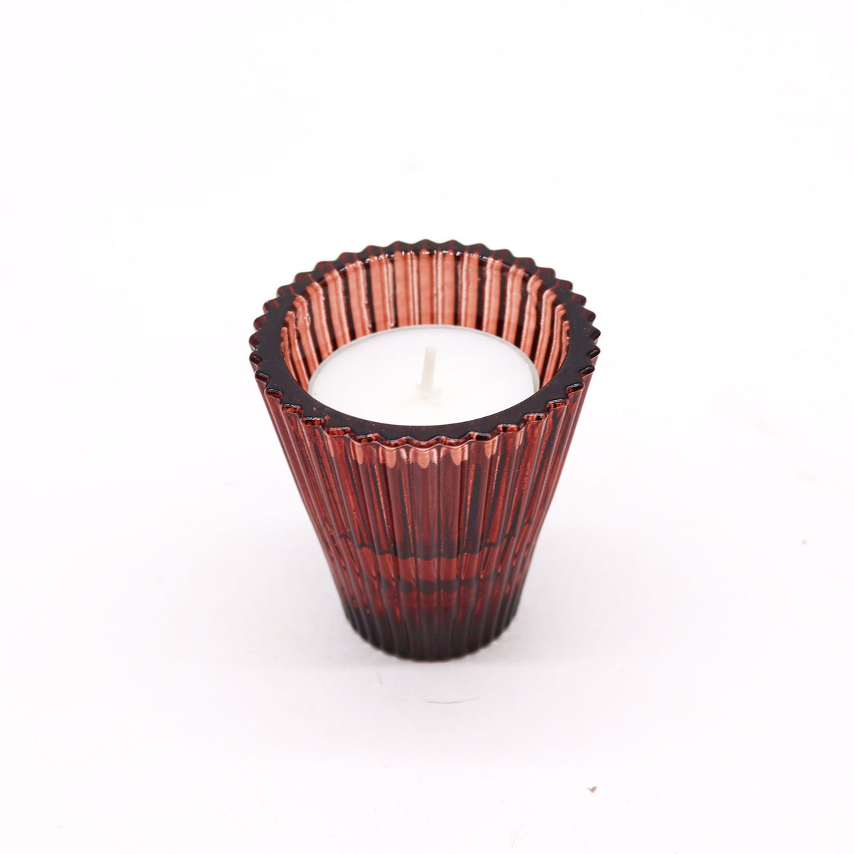 Set of 2 Flip Tealight Holders - Vampire Red