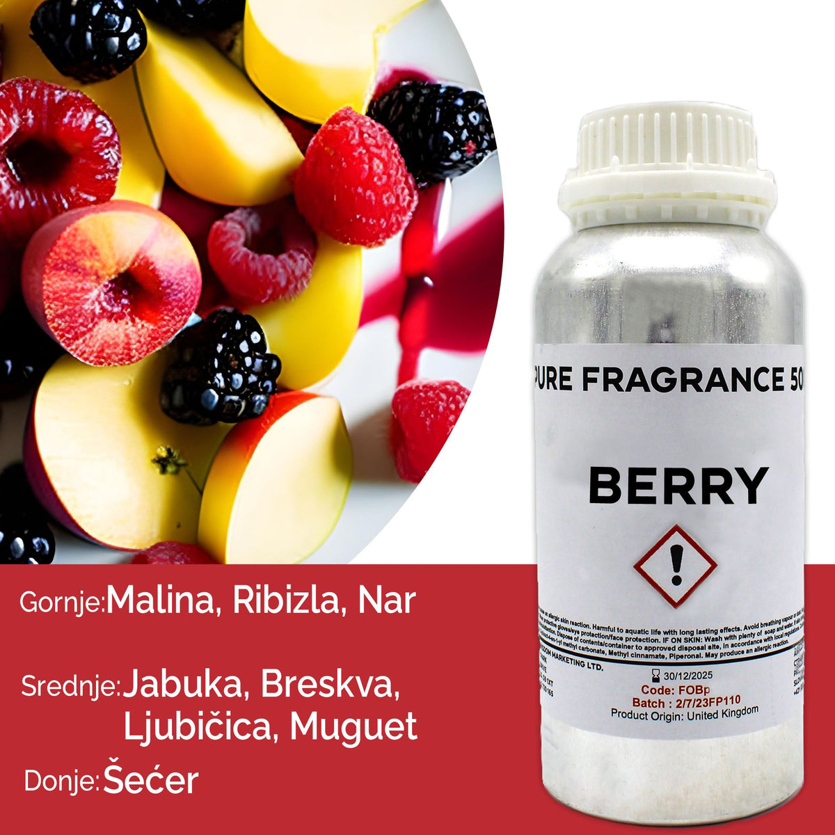 Berry Pure Fragrance Oil - 500ml