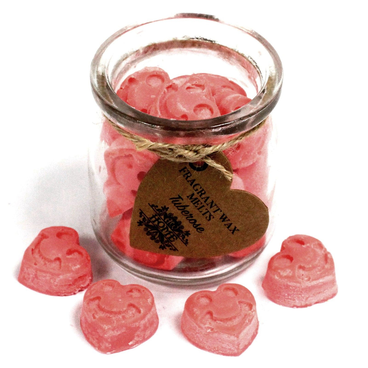 Soy Wax Melts Jar - Tuberose, 16 Hearts – view 2