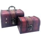 Natural Treasure Chest Set of 2, Vintage Style – view 2