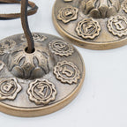Brass Tibetan Tingsha Bells - Seven Chakra - 7cm