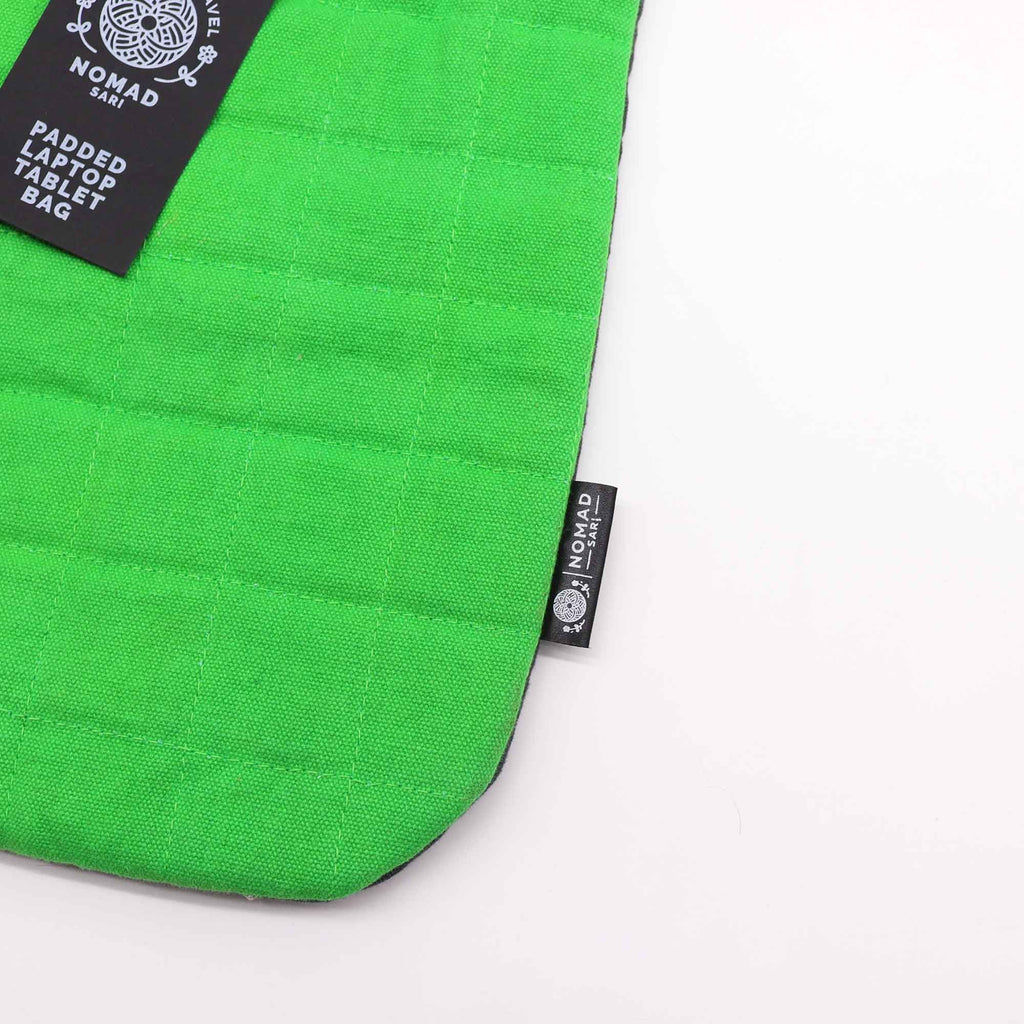 Nomad Sari Frog Green Padded Laptop Pouch 13 inch – view 2