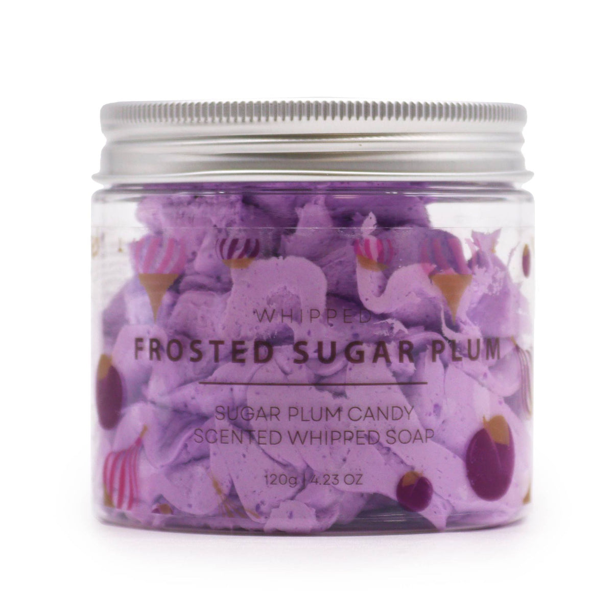 Frosted Sugar Plum Whipped Cream Soap 120g – view 5