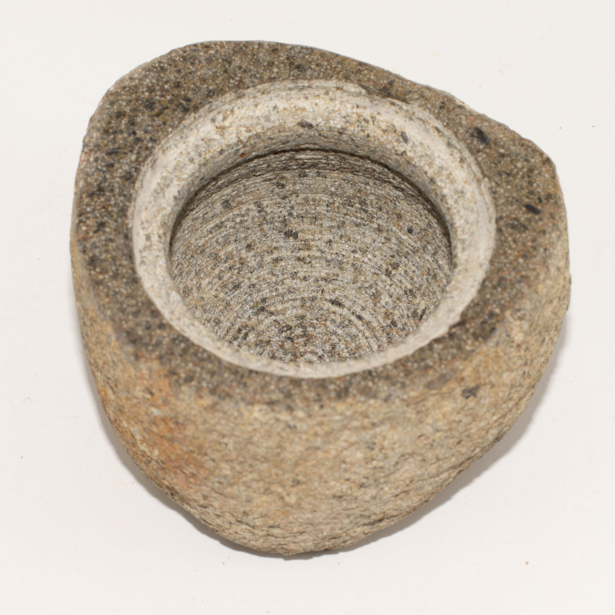 Natural Riverstone Grounding Pot - Medium - approx 12x8cm – view 3