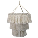 Macrame Soft Chandelier - Natural – view 4