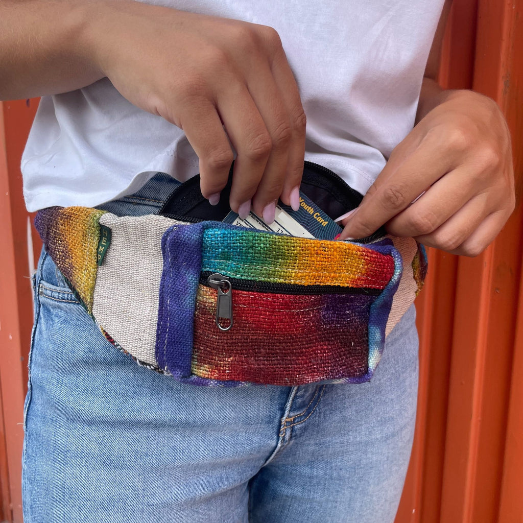 Tie-Dye Hemp Bum Bag – view 2