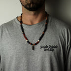 Lava Stone Necklace 42cm - Protection – view 2