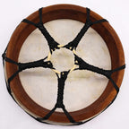 Hamsa Shamanic Drum with Two Sticks - 30cm – view 4