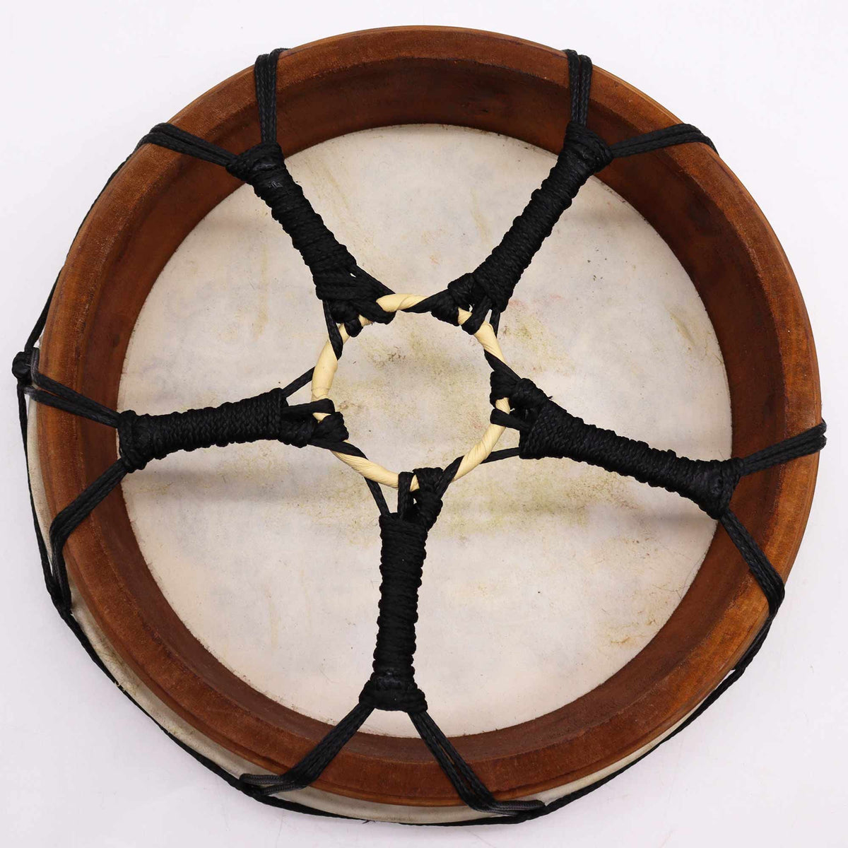 Hamsa Shamanic Drum with Two Sticks - 30cm – view 4
