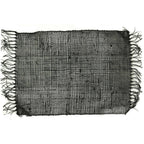 Seagrass Fringe Placemat - Black – view 2