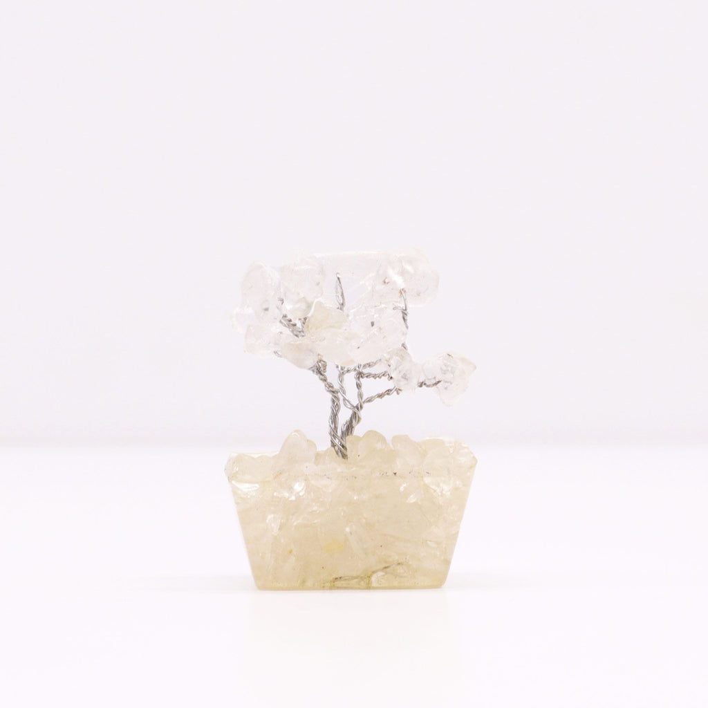 Mini Gemstone Tree on Orgonite Base, Rock Quartz – view 4