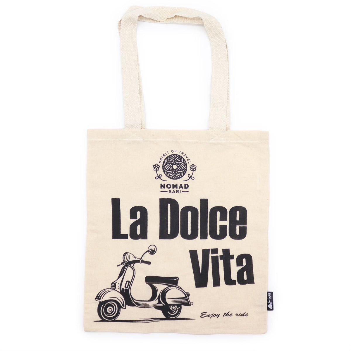 La Dolce Vita Cotton Tote Bag - Natural – view 2