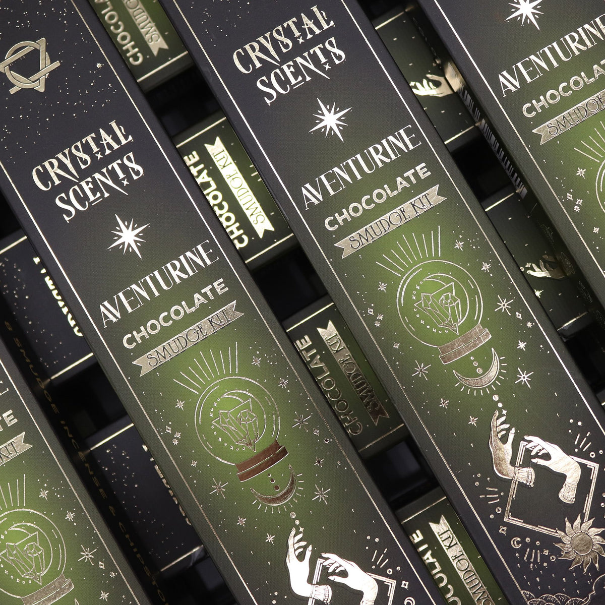 Aventurine Crystal Scents Smudge Incense Sticks - Chocolate – view 6
