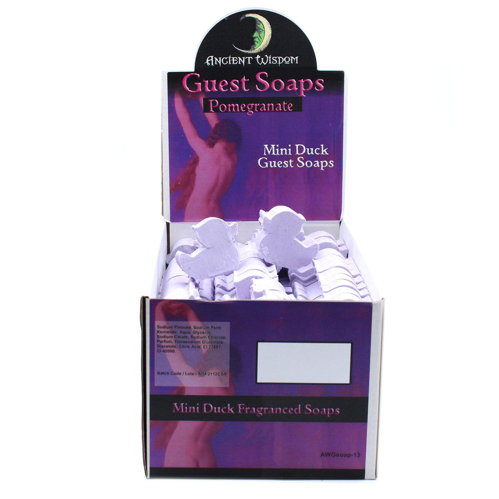 Purple Duck Guest Soap - Pomegranate - Pack of 10