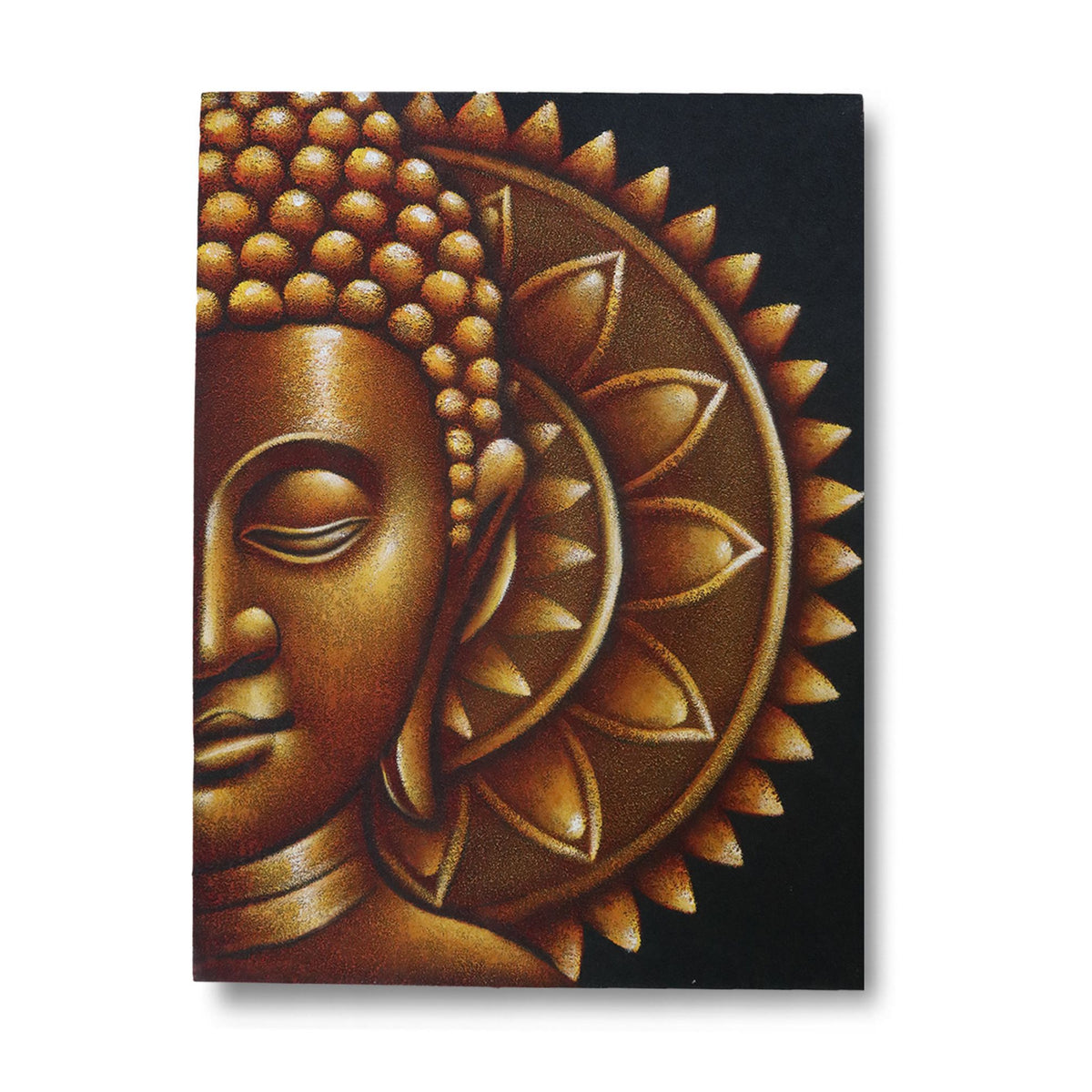 Gold Half Buddha Mandala - 60 x 80cm – view 4