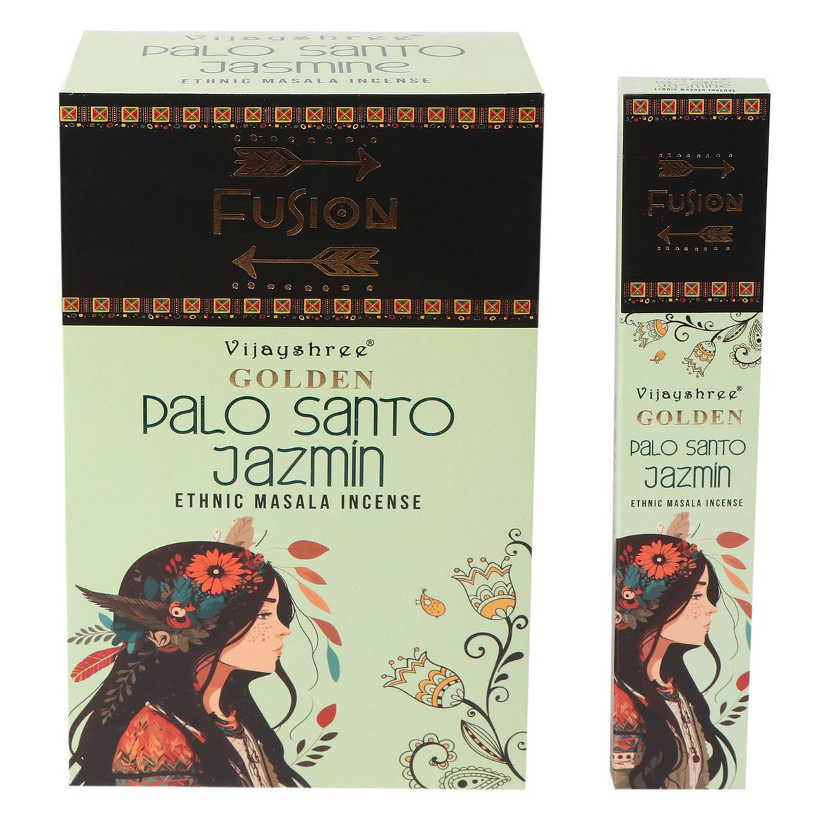 Golden Palo Santo and Jasmine Incense Sticks (15g) – view 3