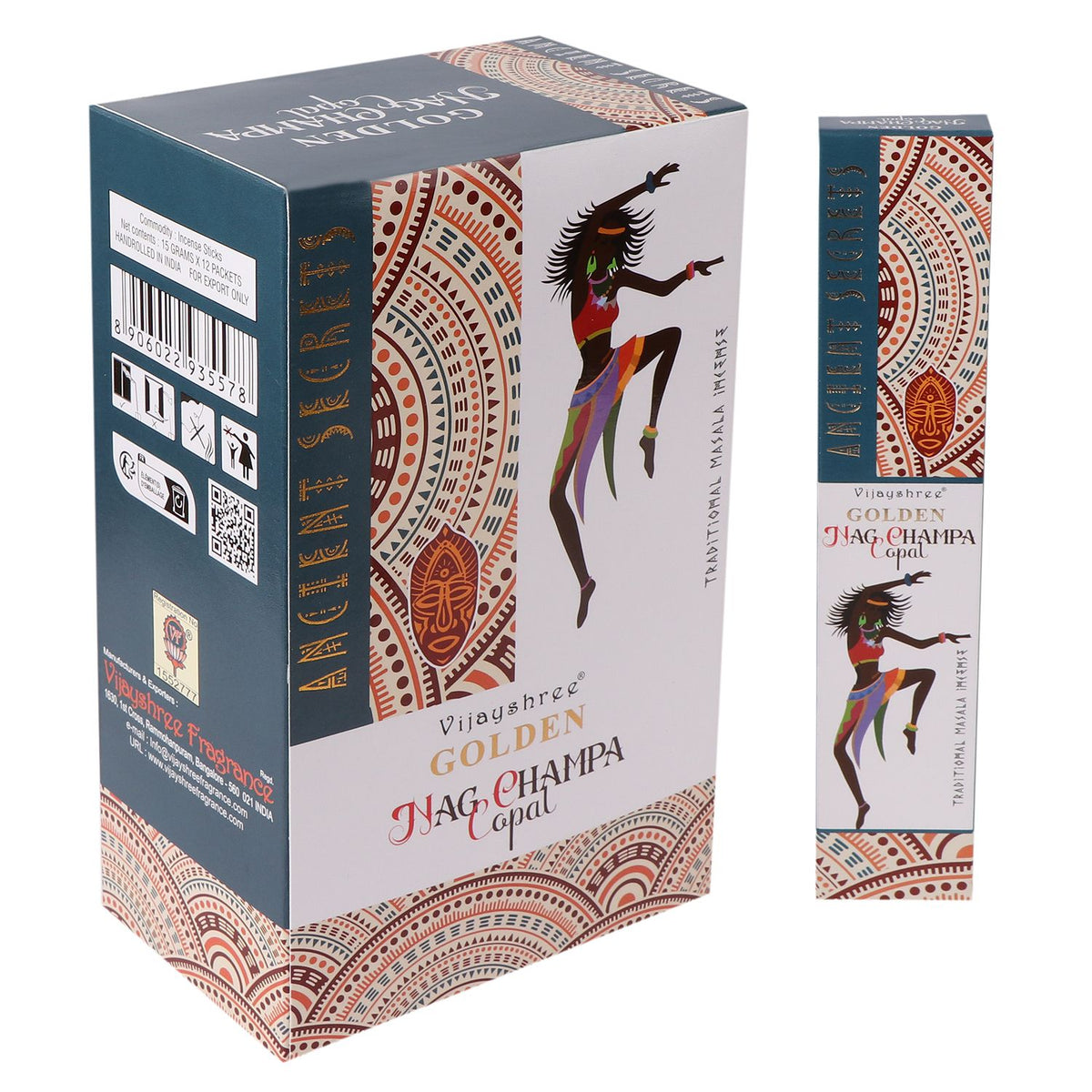 Golden Copal and Nag Champa Incense Sticks (15g) – view 3