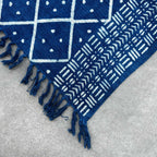 Handmade Indigo Throw - 170x120cm - Midnight Heerak – view 3