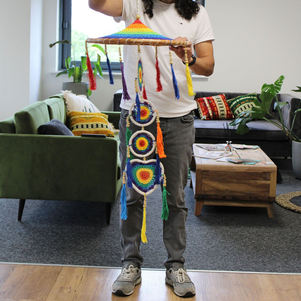 Rainbow Dreamcatcher 120 cm - Vivid