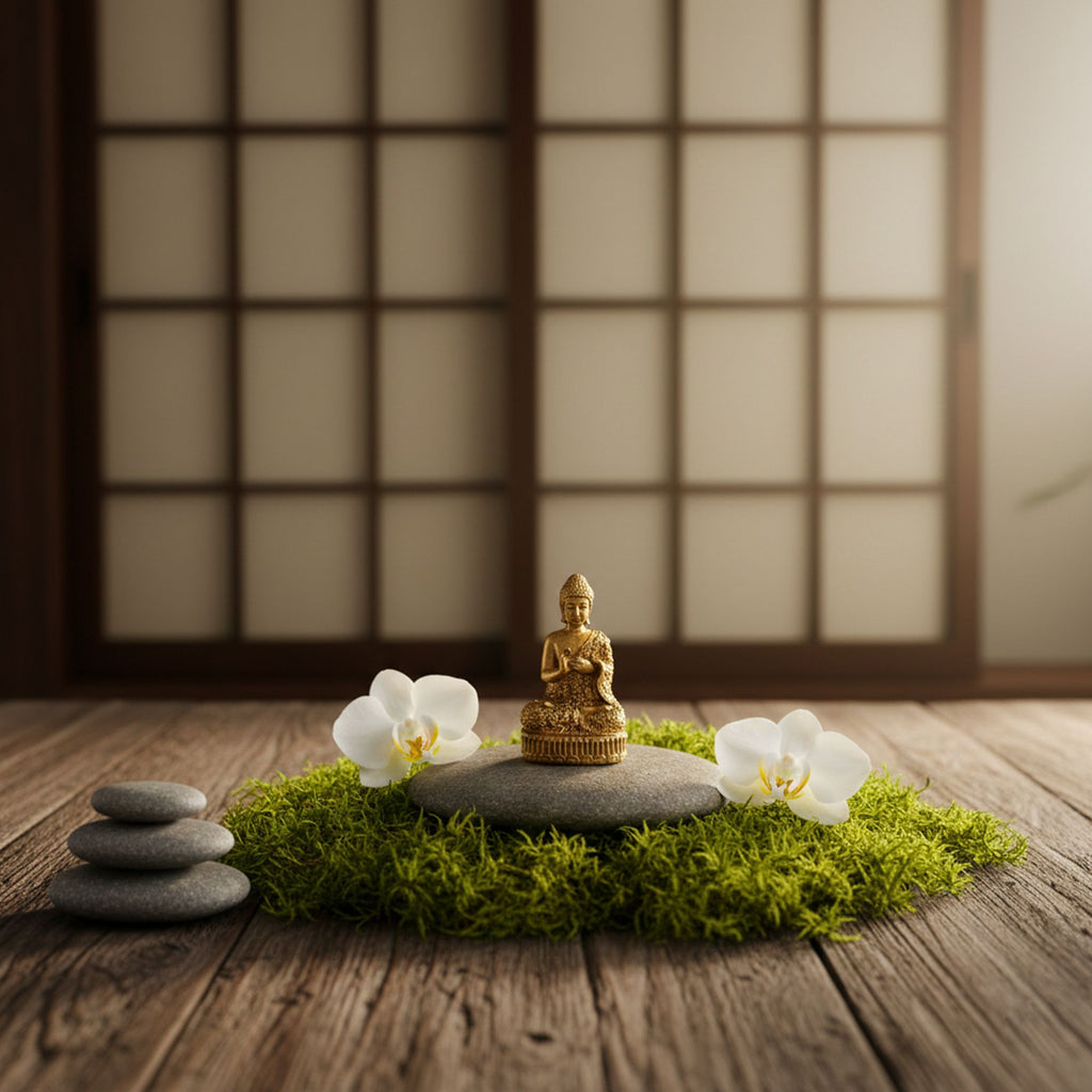 Brass Buddha Miniature Statue - 48mm – view 6