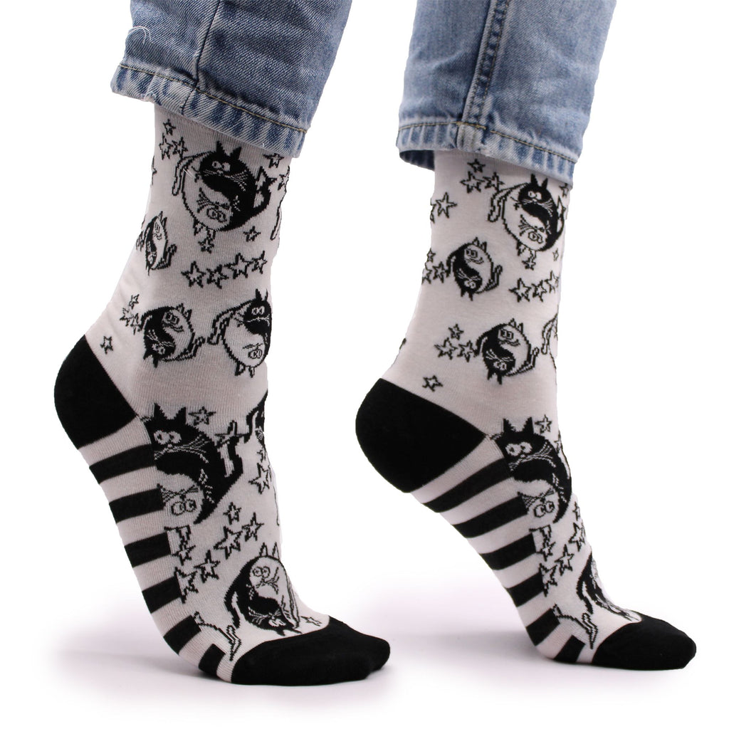 Hop Hare Bamboo Socks (36-40) - Ying Yang – view 2