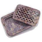 Soapstone Soap Dish & Drainer, Square – view 5