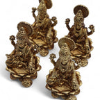 Brass Laxmi Miniature Statue - 49mm – view 8
