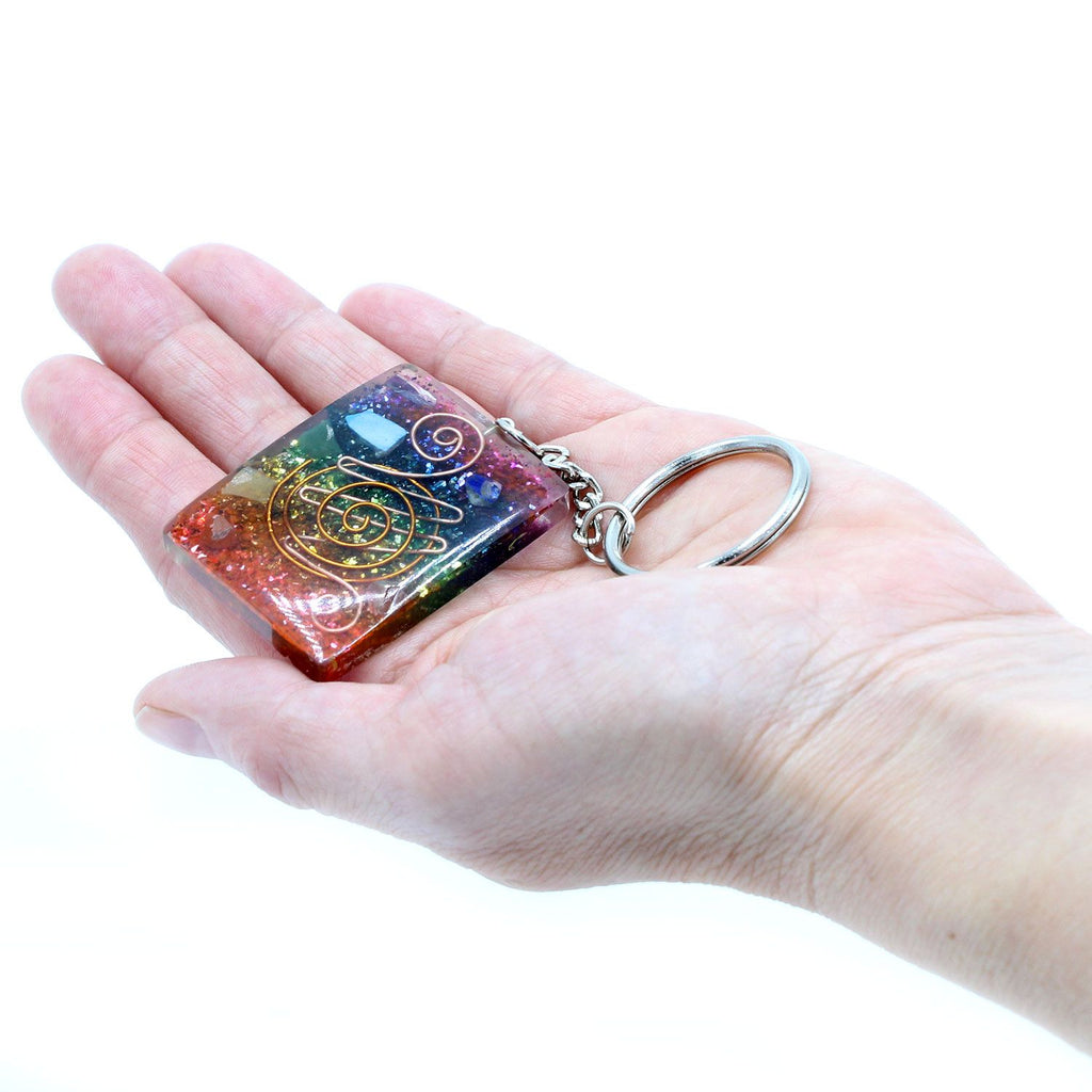 Orgonite Power Keyring - Home Protect Copper and Chakra – view 5