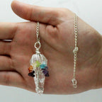 Magic Pendulum - Seven Chakra Rock Quartz – view 2