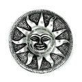 Polished Aluminium Sun Incense Holder 9cm