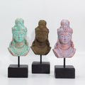 Lucky Java Princess Statue on Stand, Grey