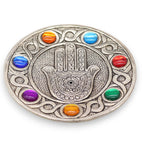 Seven Chakra Hamsa Incense Holder 11.5cm – view 3