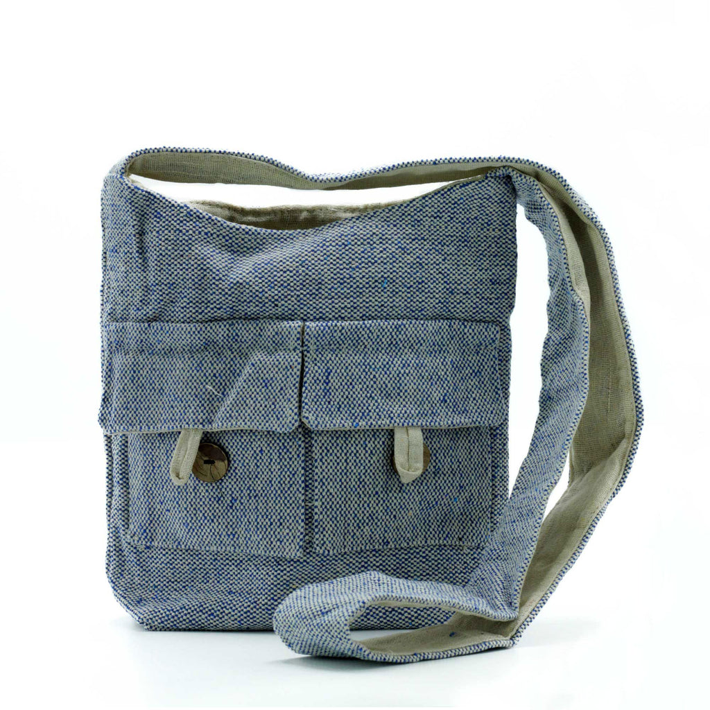 Natural Tones Two Pocket Bag Denim Medium