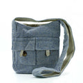 Natural Tones Two Pocket Bag Denim Medium