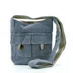 Natural Tones Two Pocket Bag Denim Medium
