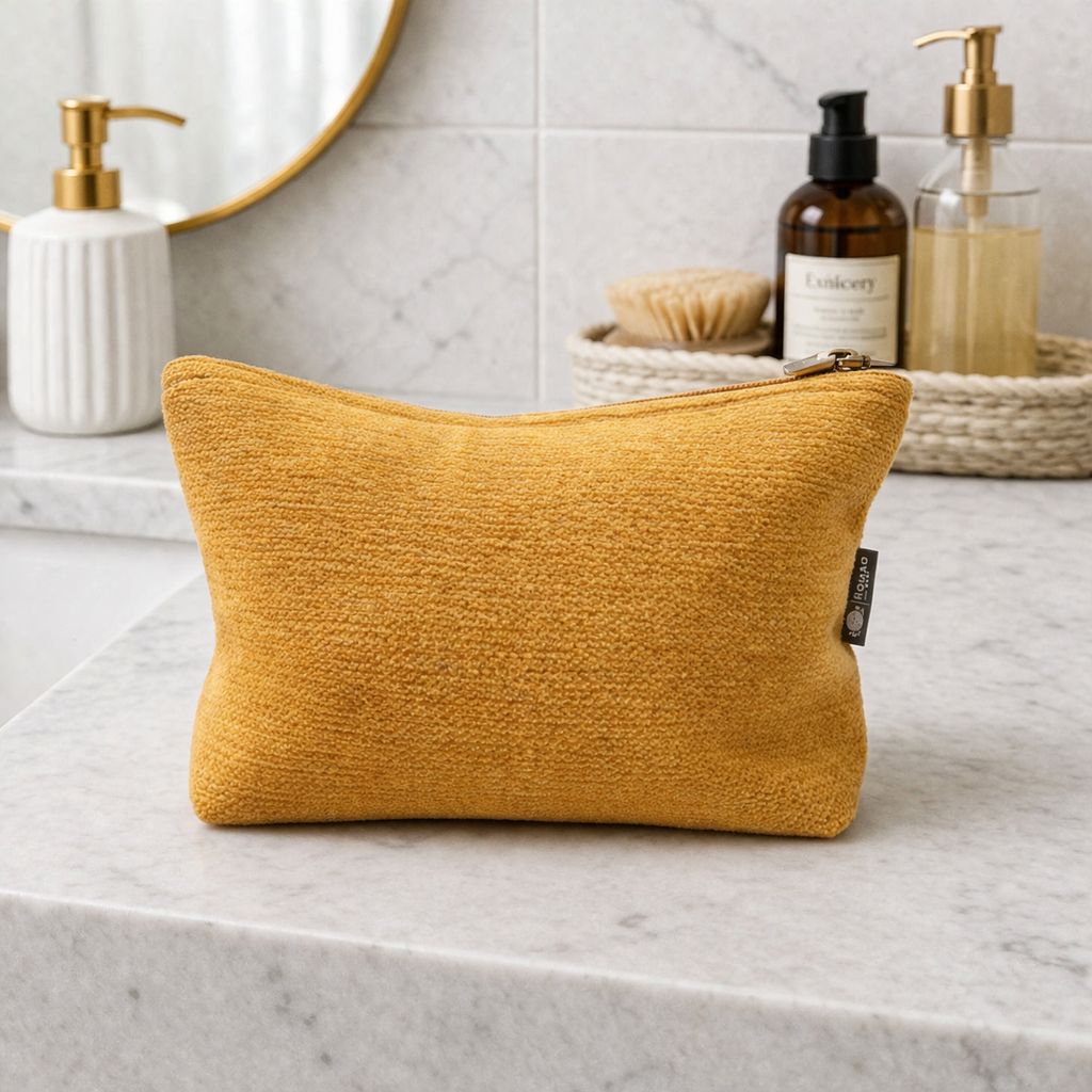 Nomad Sari Jacquard Toiletry Bag - Marigold Loom – view 9
