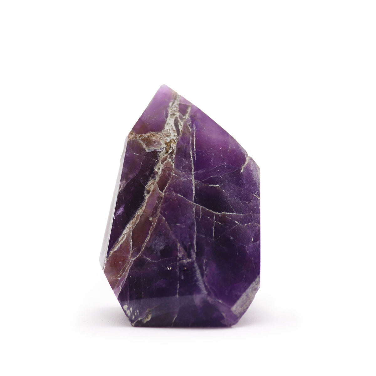 African Amethyst Gemstone Points, approx 8 pieces (0.5 kg)