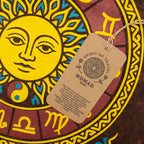 Nomad Sari Stonewashed T-Shirt - Sun & Zodiac - Brown - XL – view 6