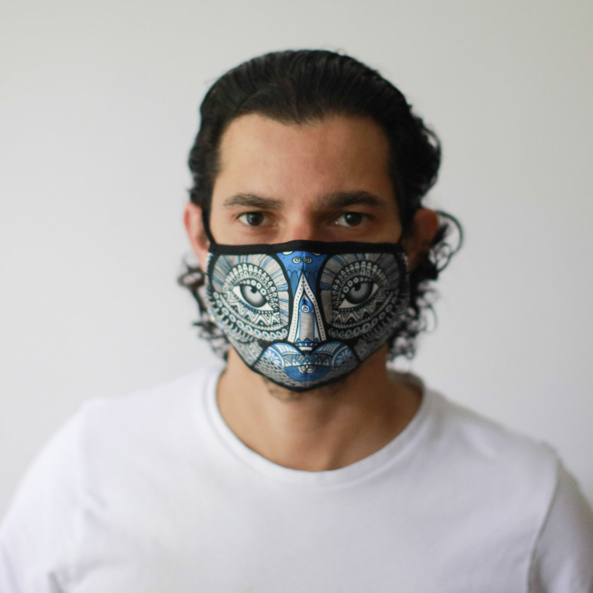 Reusable Fashion Face Covering - Mystical Owl Print (Adult) – view 7